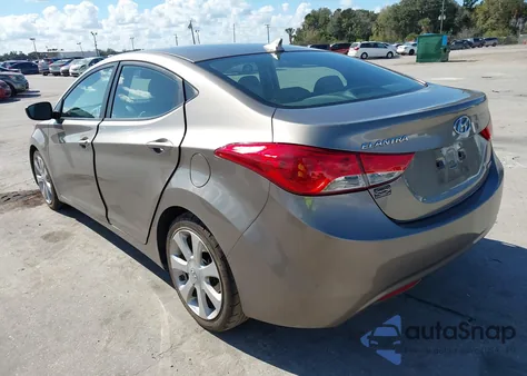 2013 Hyundai Elantra Limited from USA, damaged, VIN 5NPDH4AEXDH413645